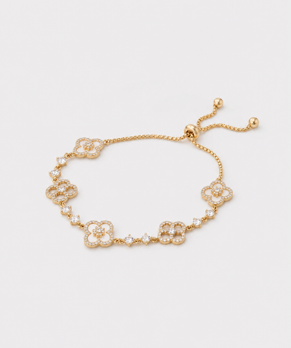 Bracelet Ajustable Trèfles
