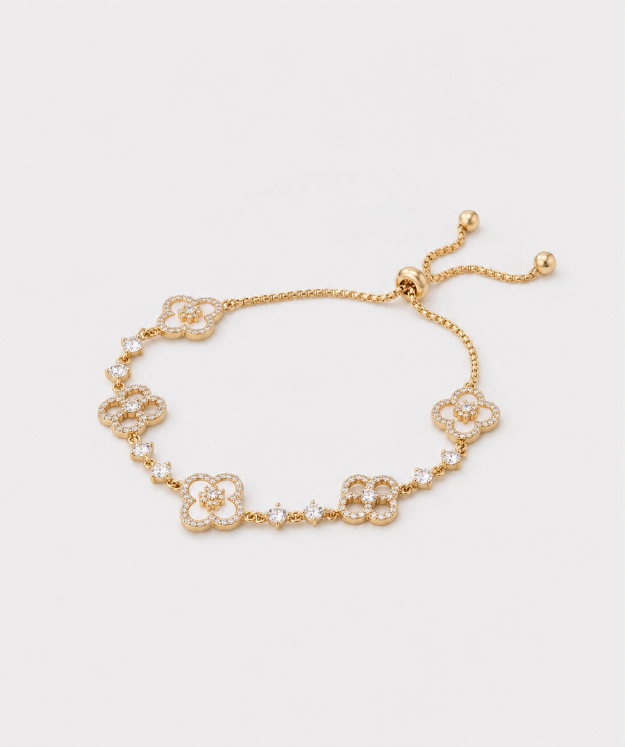 Bracelet Ajustable Trèfles