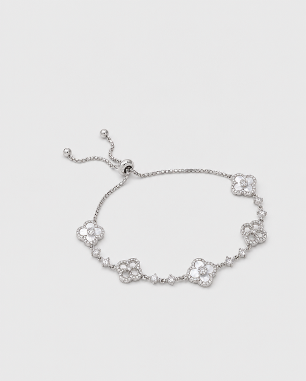 Verstellbares Kleeblatt-Armband