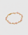 Ranken-Armband mit rosa Steinen